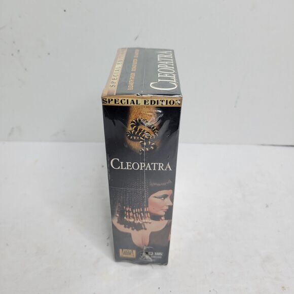 Vtg Cleopatra VHS 1963 Full Screen 2-tape New Sealed Special Edition Movie Film - Picture 4 of 6